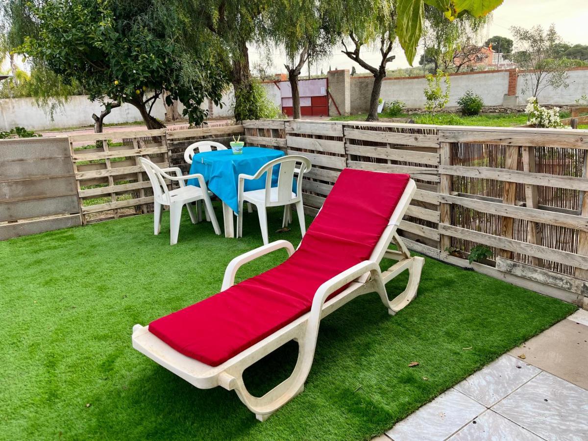 Estudio Adosado Acogedor Con Jardin, Barbacoa Y Parking Privado Alicante Esterno foto
